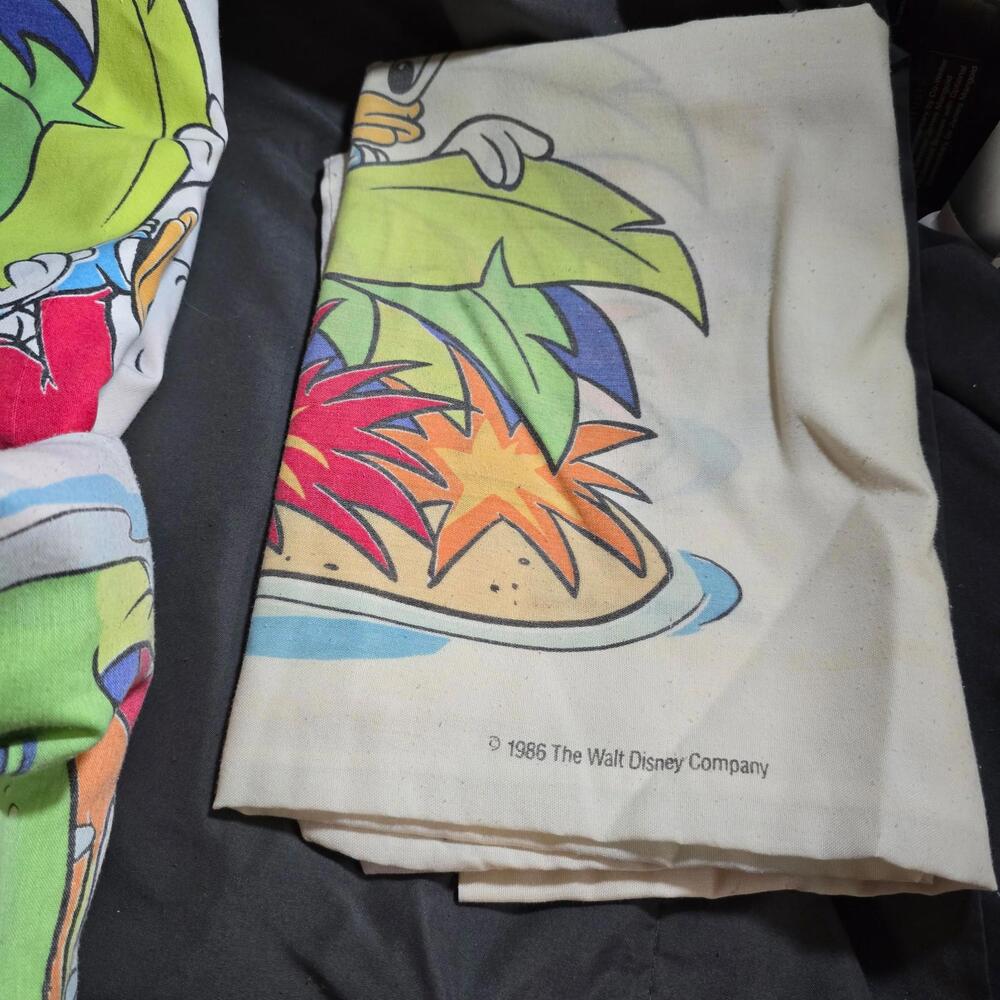 Vintage 1986 Disney's DuckTales Twin Size Sheet Set - Picture 4 of 5